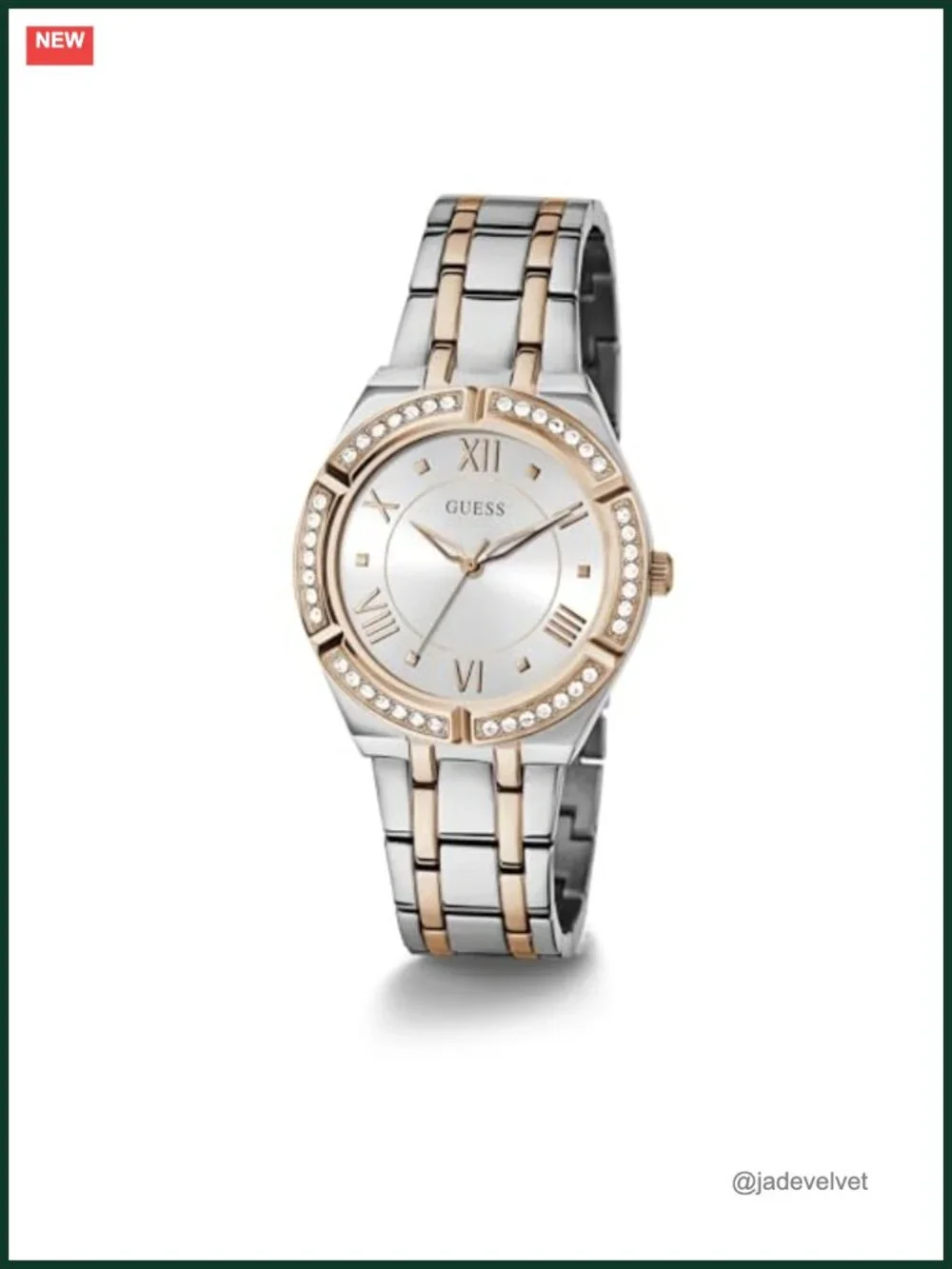 GUESS Unisex Adult Watch 36mm Silver Dial Mineral Glass 30M Water Resistant